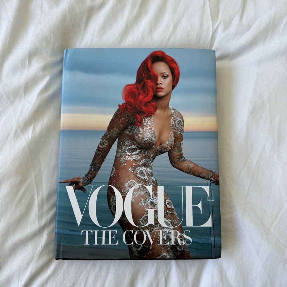 Vogue The Covers Book with Red and Silver Design
